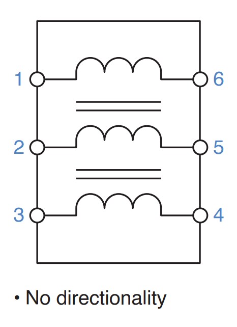 Application Circuit Diagram - TDK TCM0906C Thin-Film Common Mode Filters